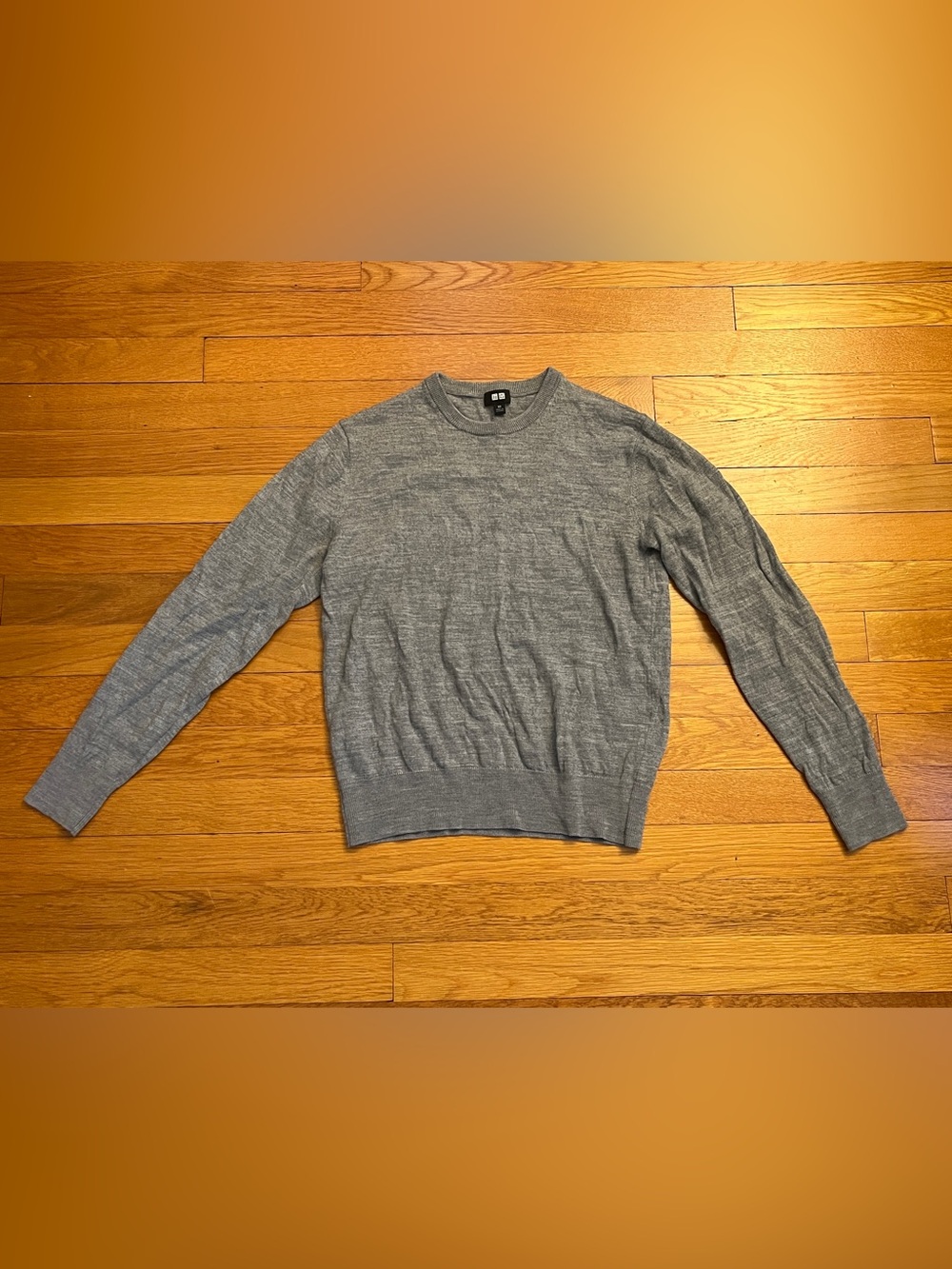 Uniqlo grey wool sweater, size XS